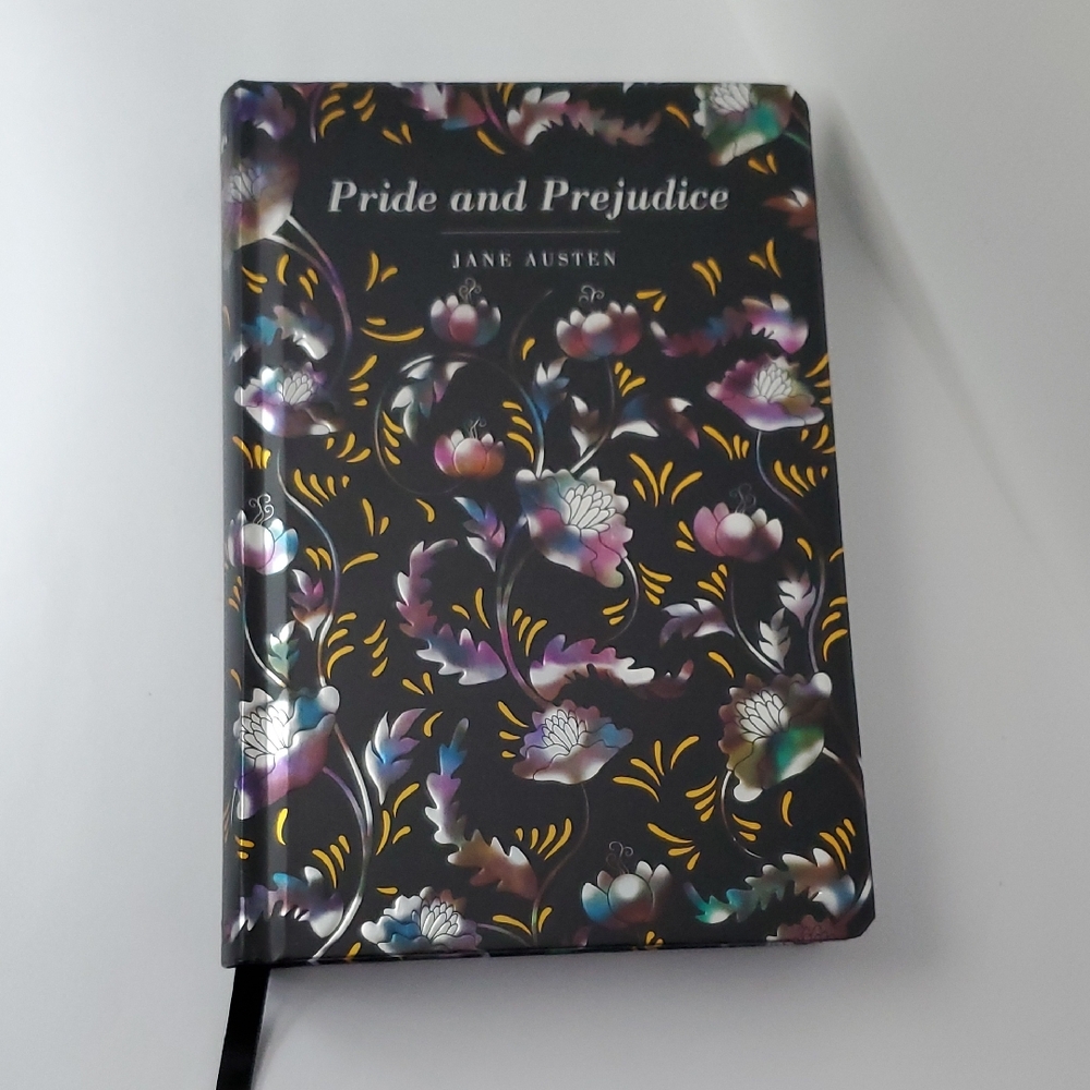 Floral Pride and Prejudice Hardcover Book
